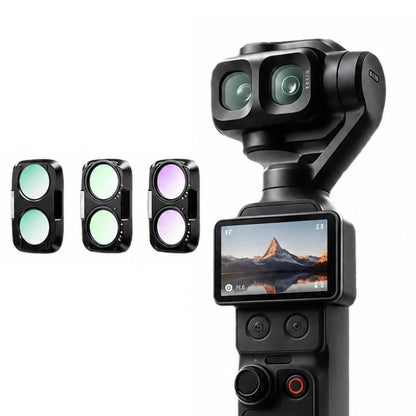 For DJI Osmo Pocket 4P Xasurg Camera Lens Filter, CPL, Black Mist 1/4, NIGHT, 3 in 1 CPL VND Black Mist, 3 in 1 CPL ND32 Black Mist, 4 in 1 CPL ND UV