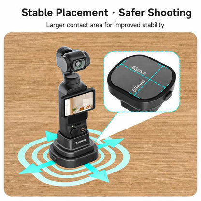 Xasurg Detachable Car Mount Base Desktop Stand, For DJI Osmo Pocket 4 / 3
