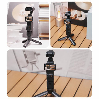 Xasurg Mini Handheld Tripod Pop-up Pocket Gimbal Desktop Holder with 1/4 inch Screw
