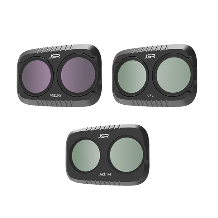 For DJI Osmo Pocket 4P JSR KB Series Clip-on Camera Lens Filter, UV, CPL, ND8, ND16, ND32, ND64, GND8, GND16, VND2-5, VND6-9, STAR, NIGHT, Black Mist 1/4, Wide Angle, 3 in 1 UV ND8/16, 3 in 1 CPL Black Mist VND, 4 in 1 CPL ND8/16/32, 4 in 1 ND8-64PL