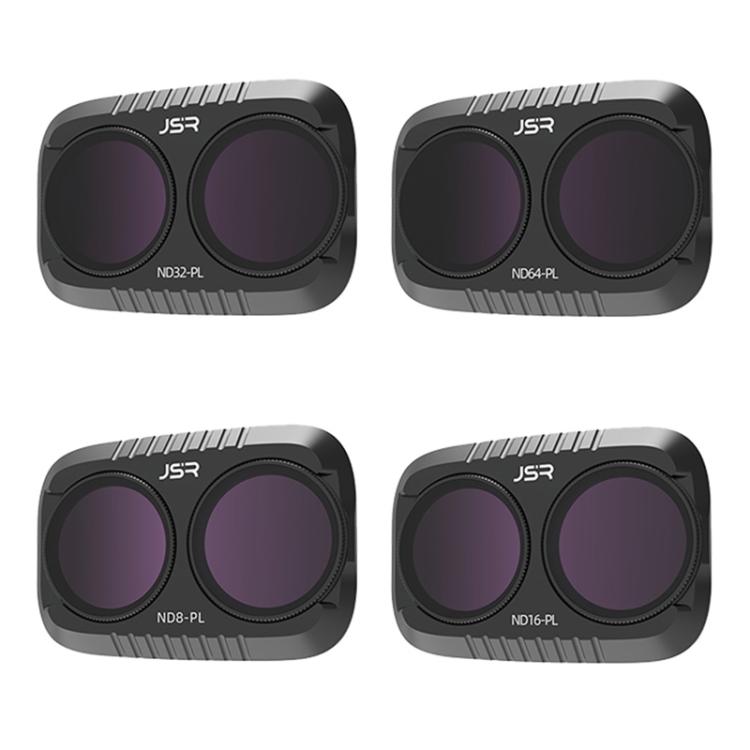 For DJI Osmo Pocket 4P JSR KB Series Clip-on Camera Lens Filter, UV, CPL, ND8, ND16, ND32, ND64, GND8, GND16, VND2-5, VND6-9, STAR, NIGHT, Black Mist 1/4, Wide Angle, 3 in 1 UV ND8/16, 3 in 1 CPL Black Mist VND, 4 in 1 CPL ND8/16/32, 4 in 1 ND8-64PL