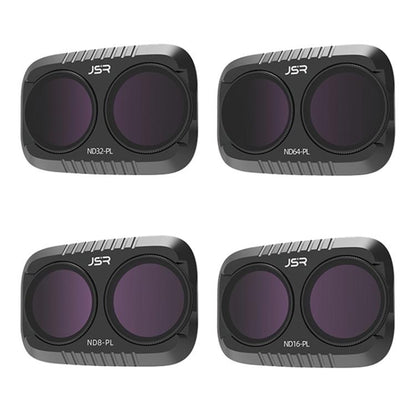 For DJI Osmo Pocket 4P JSR KB Series Clip-on Camera Lens Filter, UV, CPL, ND8, ND16, ND32, ND64, GND8, GND16, VND2-5, VND6-9, STAR, NIGHT, Black Mist 1/4, Wide Angle, 3 in 1 UV ND8/16, 3 in 1 CPL Black Mist VND, 4 in 1 CPL ND8/16/32, 4 in 1 ND8-64PL