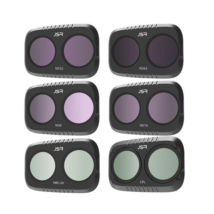 For DJI Osmo Pocket 4P JSR KB Series Clip-on Camera Lens Filter, UV, CPL, ND8, ND16, ND32, ND64, GND8, GND16, VND2-5, VND6-9, STAR, NIGHT, Black Mist 1/4, Wide Angle, 3 in 1 UV ND8/16, 3 in 1 CPL Black Mist VND, 4 in 1 CPL ND8/16/32, 4 in 1 ND8-64PL