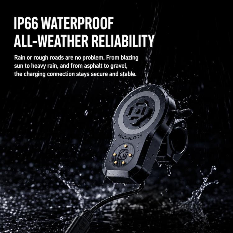 45W Motorcycle 360-degree Rotating Magnetic Phone Wireless Charger Holder, Handlebar Model-A1, Rearview Mirror Mount-A2, Rearview Mirror Arm-A3, M8 Screw-A4, Crossbar-A5, Heavy-Duty Clamp-A6, Oil Pump Base-A7