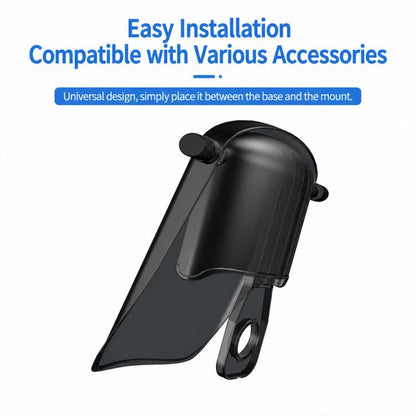 Motorcycle / Bike Navigation Phone Holder with Sunshade, Handlebar, Rearview Mirror, Drawstring
