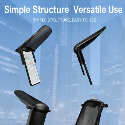 Motorcycle / Bike Navigation Phone Holder with Sunshade, Handlebar, Rearview Mirror, Drawstring