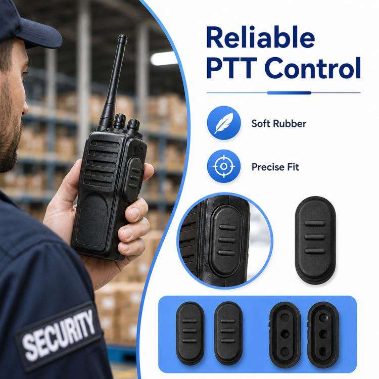 2 PCS/Set Walkie-talkie Headset PTT Push-to-Talk Switch