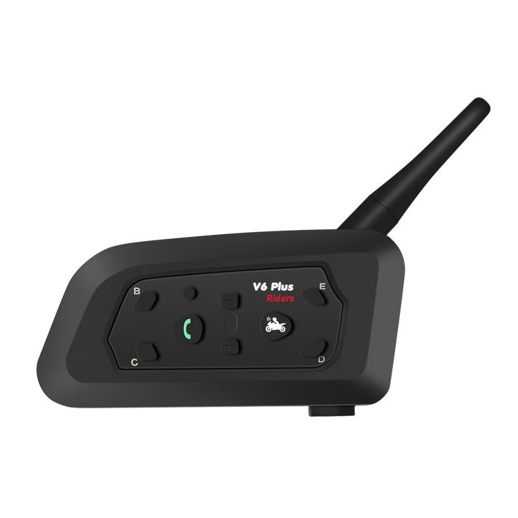 V6 Pro Motorcycle Helmet Bluetooth Earphone Supports Real-Time Waterproof Intercom, Single, 1 Pair