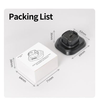 Sunnylife Quick-Release Adhesive Car Base Stand Mount Supporting Holder, For Insta360 Luna Ultra / Pro