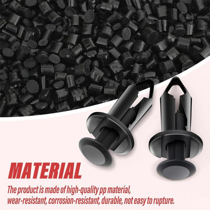 400PCS 8mm Fastener Rivet Clips for Honda / Suzuki / Kawasaki / Polaris