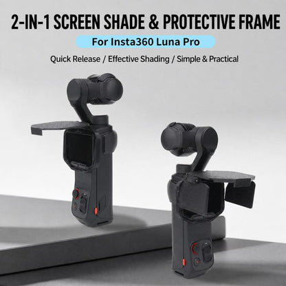 For Insta360 Luna Pro Screen Sun Hood Foldable Protective Cover, Standard Version, Upgraded Version