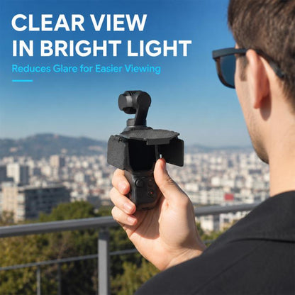 For Insta360 Luna Pro Screen Sun Hood Foldable Protective Cover, Standard Version, Upgraded Version