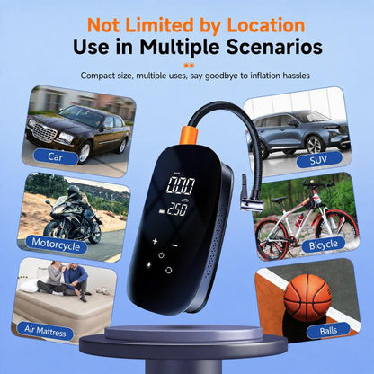 Wireless Digital Display Car Air Pump Portable Car Electric Tire Air Pump