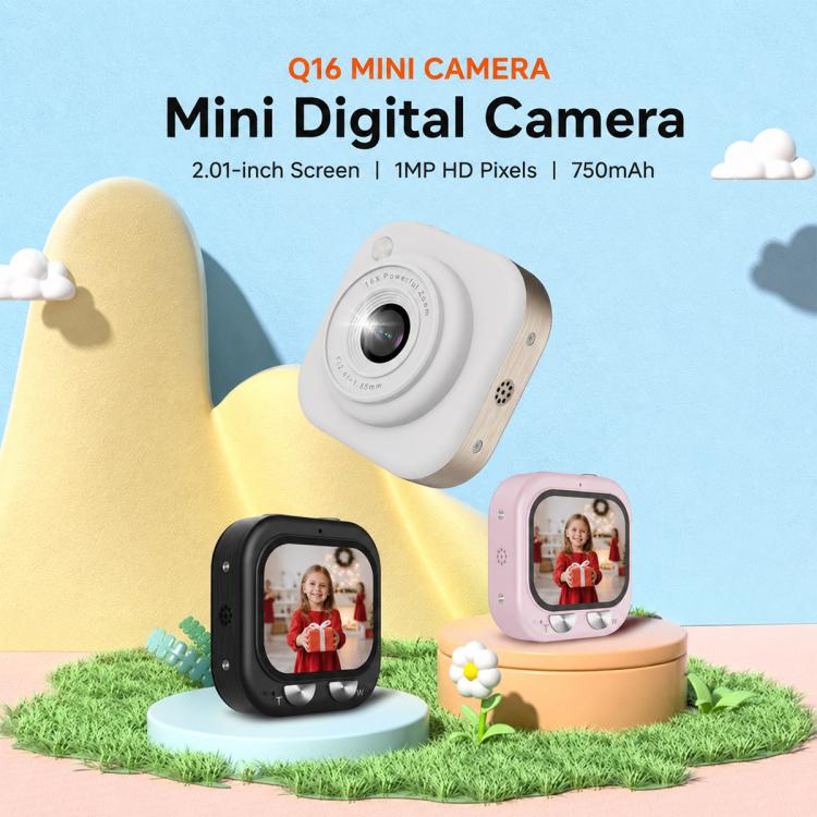 Q16 Mini Portable Kids Neck-Mount HD Camera, Without TF Card, With 32GB TF Card