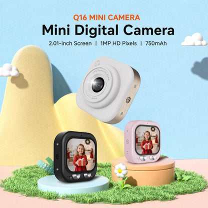 Q16 Mini Portable Kids Neck-Mount HD Camera, Without TF Card, With 32GB TF Card