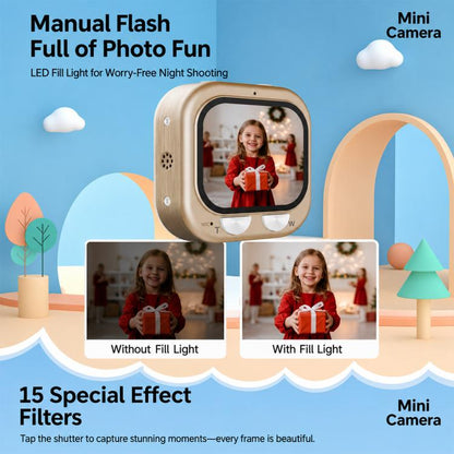 Q16 Mini Portable Kids Neck-Mount HD Camera, Without TF Card, With 32GB TF Card