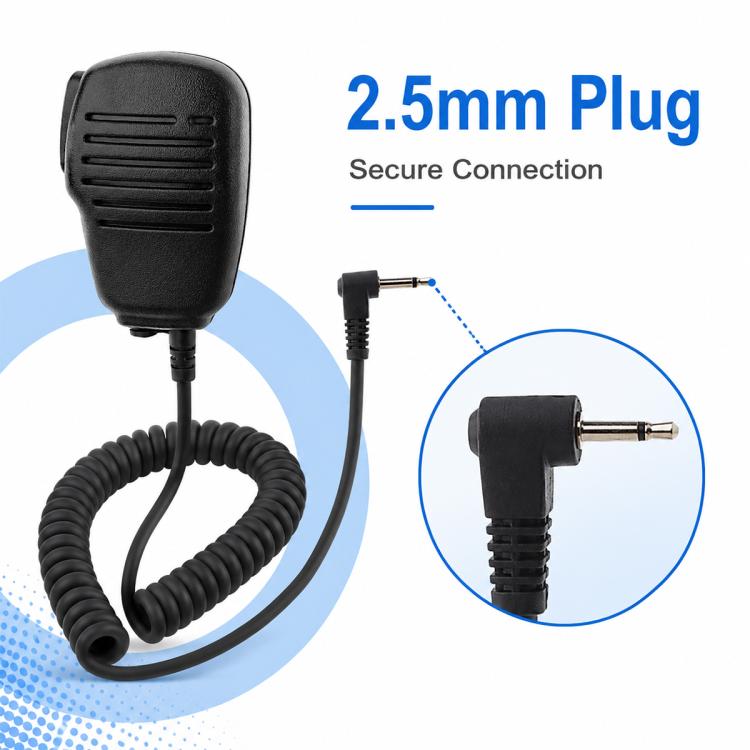 2.5mm Two-Way Radio Handset, Handheld Speaker Microphone for Motorola T5428 / HYT TC310 TC320, For Motorola T5428 / HYT TC310 TC320