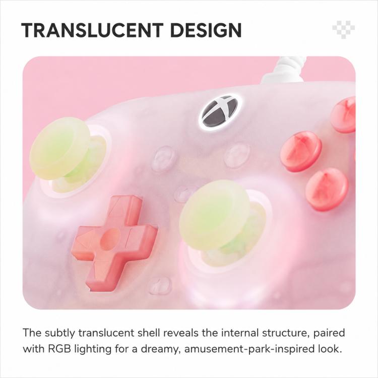 8BitDo Orion Mini Wired Gaming Controller with RGB Light