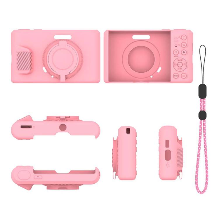 Soft Silicone Camera Protective Case with Wrist Strap, For Kodak Pixpro C1