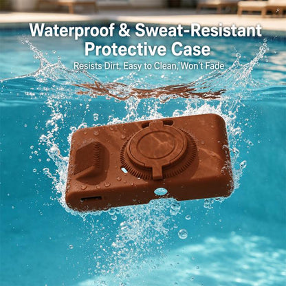 Soft Silicone Camera Protective Case with Wrist Strap, For Kodak Pixpro C1