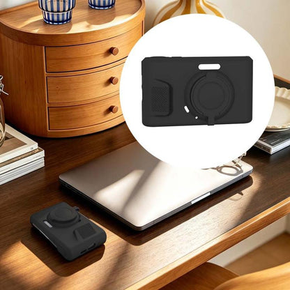 Soft Silicone Camera Protective Case with Wrist Strap, For Kodak Pixpro C1