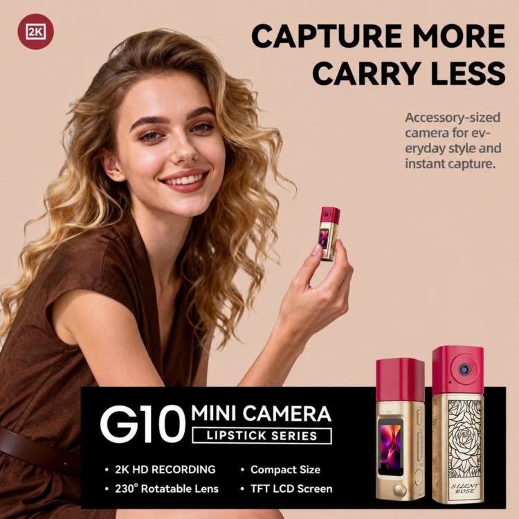 G10 Lipstick-Style Mini Thumb Camera Outdoor Sports Video Camera