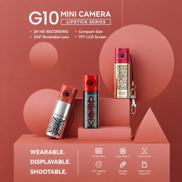 G10 Lipstick-Style Mini Thumb Camera Outdoor Sports Video Camera