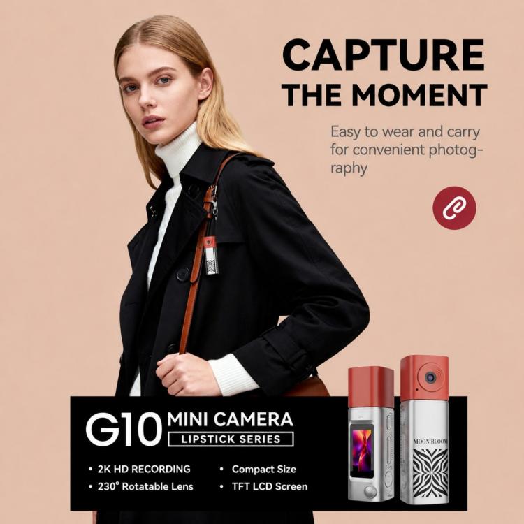 G10 Lipstick-Style Mini Thumb Camera Outdoor Sports Video Camera