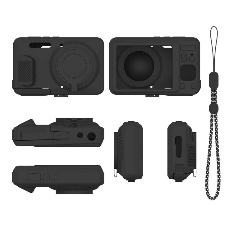 Soft Silicone Camera Protective Case with Wrist Strap, For Kodak PIXPRO FZ55