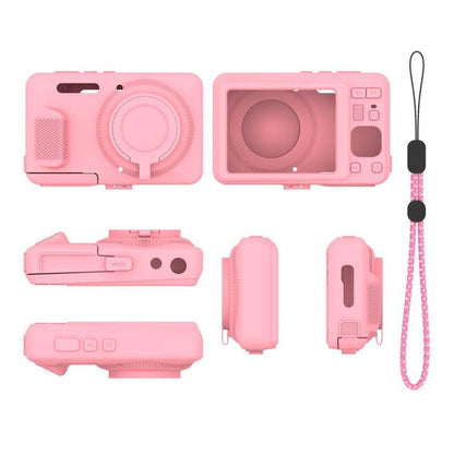 Soft Silicone Camera Protective Case with Wrist Strap, For Kodak PIXPRO FZ55