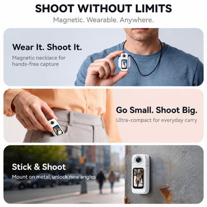 1.47 inch IPS Screen Outdoor Magnetic Rotatable WiFi HD Thumb Camera Action Camera