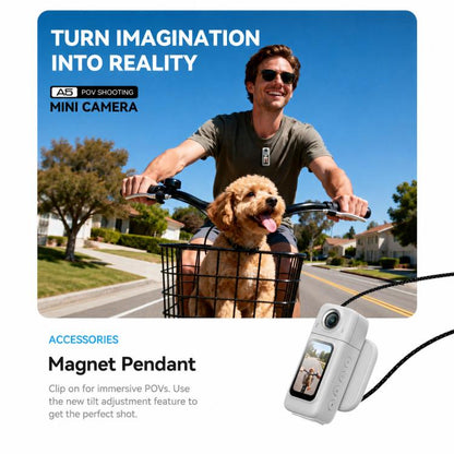 1.47 inch IPS Screen Outdoor Magnetic Rotatable WiFi HD Thumb Camera Action Camera