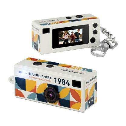 1080P Cartoon Portable Mini Thumb Camera, Support Recording