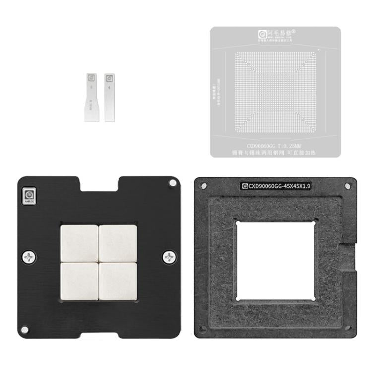 AMAOE Soldering Tool, CXD90060GG Positioning Plate, CXD90060GG Stencil, CXD90060GG Tin Plant, CXD90061GG Tin Plant, CXD90061GG Tin Planting Platform, CXD90061GG Planting Tin Network, CXD90062GG Positioning Plate, CXD90062GG Tin Planting Platform