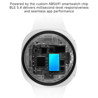 W9 Mini 1.29 inch IPS Round Screen Foreign Language Version Smart Watch Supports Blood Glucose Testing
