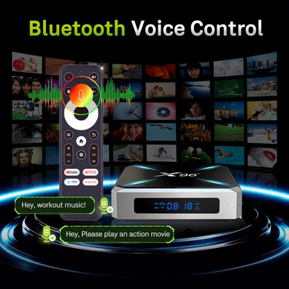 X96 Lite Android 14 Network TV Box, ARM Cortex A55 Quad-Core, 2GB+16GB