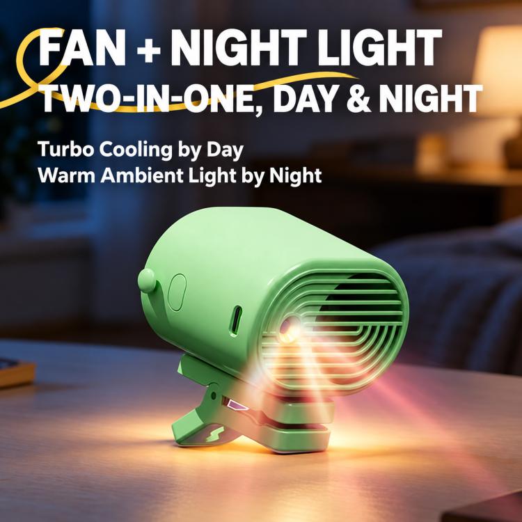 Portable Clip-on Smart Stepless Speed ??Control Digital Display Fan