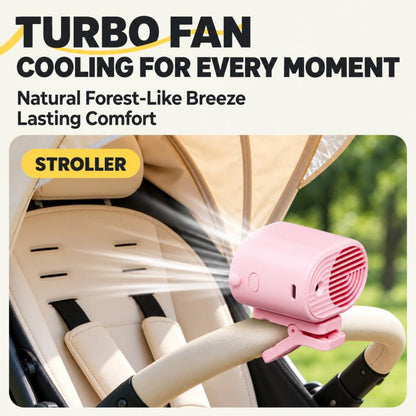 Portable Clip-on Smart Stepless Speed ??Control Digital Display Fan