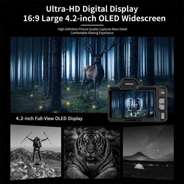 007 Full-Color Night Vision WiFi 4K High-Definition Digital Camera