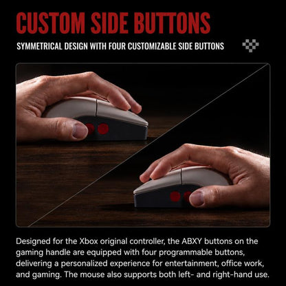 8BitDo Retro R8-N Edition Retro Tri-mode Wireless Mouse with Wireless Charging Dock