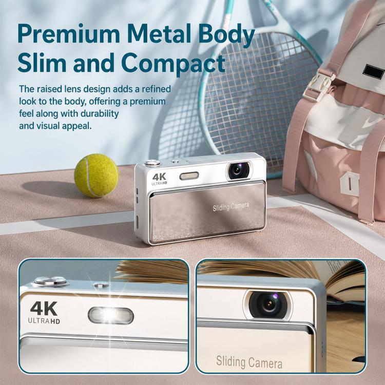 M15 Sliding Cover 4K 64MP CCD-Style Digital Camera