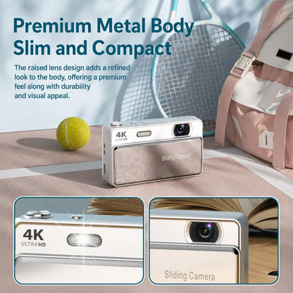 M15 Sliding Cover 4K 64MP CCD-Style Digital Camera