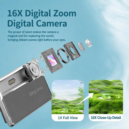 M15 Sliding Cover 4K 64MP CCD-Style Digital Camera