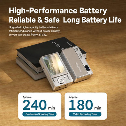 M15 Sliding Cover 4K 64MP CCD-Style Digital Camera