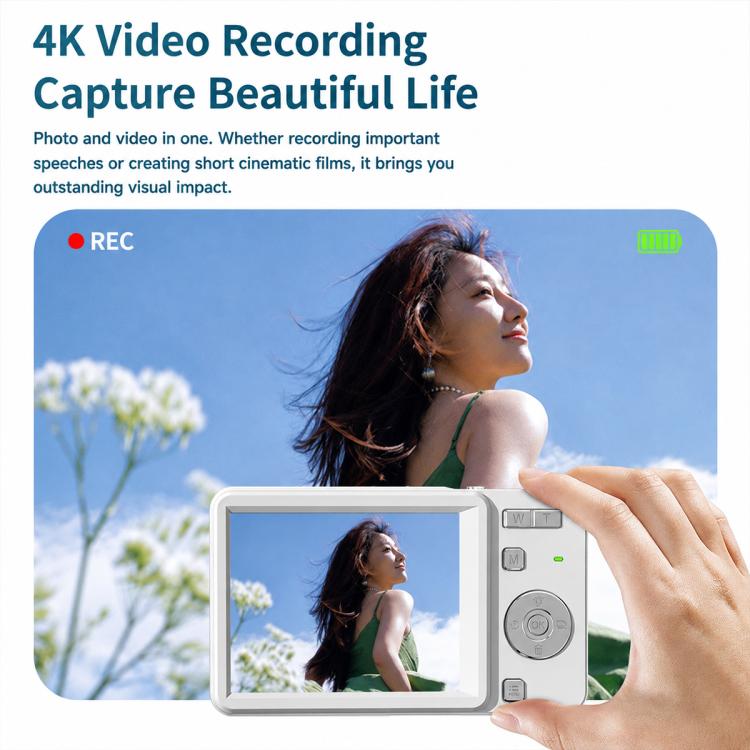 M15 Sliding Cover 4K 64MP CCD-Style Digital Camera