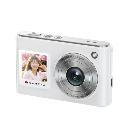 DC325 Front and Rear Dual Screen Filters Selfie Camera CCD Camera, 16G Memory Card, 32G Memory Card