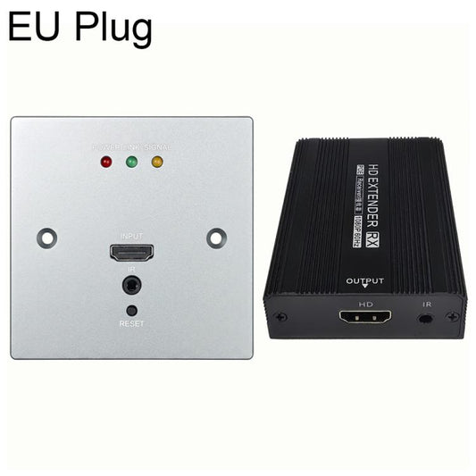 WP1815HD Wall Socket HD Network Cable Extender Transmitter and Receiver Converter Set, EU Plug, US Plug, UK Plug, AU Plug