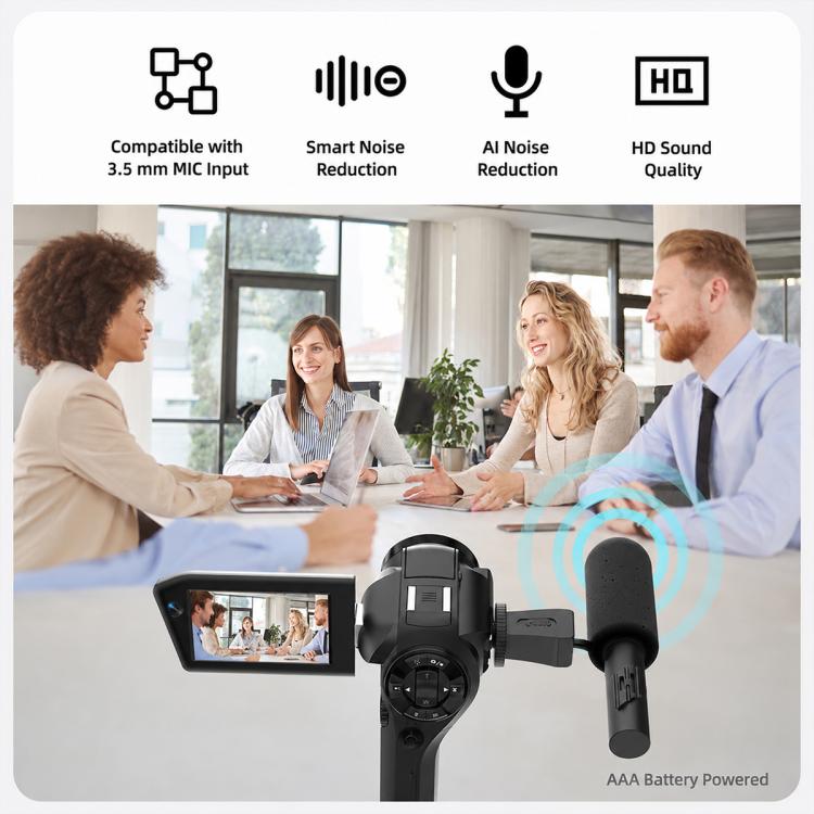 V02 8X Optical Zoom Camera Flip Screen 8K HD Handheld Vlog Video Cam