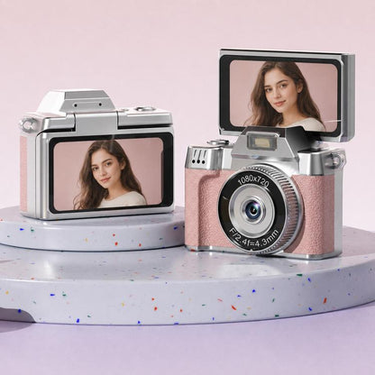 M38 1080P 1.47 inch Flip Screen Mini Portable Retro Thumb Camera