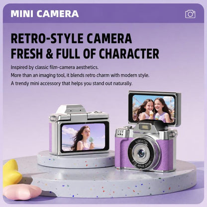 M38 1080P 1.47 inch Flip Screen Mini Portable Retro Thumb Camera